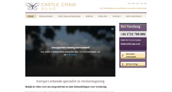 Desktop Screenshot of castlecraig.be